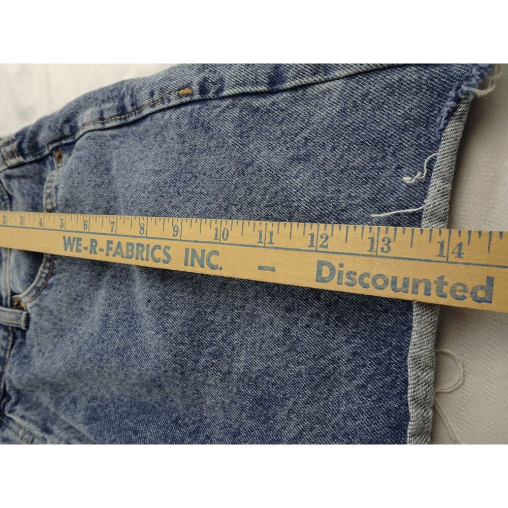 Old Navy Sky-Hi A-Line Button Fly Distressed Jean Short Size 18 - Picture 7 of 8